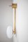 Stella Angel Chrom Lucid Wand- oder Deckenlampe aus Messing & Opalglas von Design for Macha 2