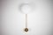 Brass & Opaline Glass Stella Angel Chrome Lucid Wall or Ceiling Lamp from Design for Macha, Image 1