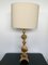 Französische Lampe aus Metall mit bronzefarbener Vergoldung von Mathias für Fondica, 2001 1