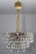 Art Deco Crystal Chandelier by J. & L. Lobmeyr 1