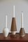 Modular Wooden iTotem Candle Holders by Capperidicasa, Set of 3, Image 2