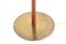 Mid-Century Scandinavian Teak & Brass Floor Lamp, 1960s 4