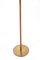 Skandinavische Mid-Century Stehlampe aus Teak & Messing, 1960er 2