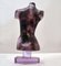 Alessandrite Glass Woman Bust Sculpture by Loredano Rosin, 1960s, Image 1