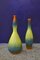Mid-Century Matt & Shiny Enamel Ceramic Vases, Set of 2 1