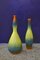 Mid-Century Matt & Shiny Enamel Ceramic Vases, Set of 2, Image 1