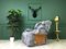 Vintage Sheepskin and Teak Saddle Armchair from G-Plan, Image 1