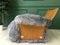 Vintage Sheepskin and Teak Saddle Armchair from G-Plan, Image 13