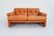 Vintage Two-Seater Leather Sofa by Tobia & Afra Scarpa for B&B Italia 1