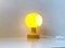 Lámpara de mesa o pared modelo Astronaut de vidrio amarillo de Michael bang para Holmegaard, 1967, Imagen 7