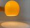 Lampada da parete o da tavolo Astronaut gialla in vetro di Michael Bang per Holmegaard, 1967, Immagine 2