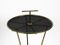 Mid-Century Modernist Perforated Metal Side Table with Bottle Holders 5