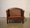 Fauteuil Club Vintage en Cuir, Danemark, 1960s 5