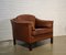 Fauteuil Club Vintage en Cuir, Danemark, 1960s 4