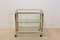 Vintage Brass and Glass Bar Cart, 1970s 11