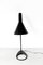 Lámpara de mesa AJ vintage negra de Arne Jacobsen para Louis Poulsen, años 60, Imagen 4