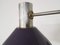 Vintage Purple Wall Lamp from Dijkstra, 1960s, Image 10