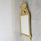 Gilt & Green Wood Mirror with Birds, 1950s 5