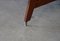 Wooden Writing Desk with Brass Details, 1960s, Image 11