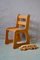 Silla infantil vintage de madera, Imagen 10