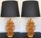 French Gilt Bronze Coral Lamps by Stephane Galerneau, 1990s, Set of 2, Image 7