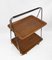 Faux Wood & Chrome Folding Bar Cart from Robex, 1970s, Image 7