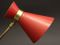 Red French Adjustable Brass Table or Wall Lamp, 1950s, Image 13
