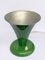 Konische grün lackierte Tischlampe von Stilnovo, 1950er 6