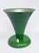 Conical Green-Lacquered Table Lamp from Stilnovo, 1950s, Image 1