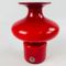 Red Carnaby Vase by Per Lütken for Holmegaard, 1960s 1