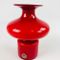 Red Carnaby Vase by Per Lütken for Holmegaard, 1960s 2