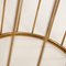 Runder Cage Spiegel mit linearem Design von Niccolo De Ruvo für Brass Brothers 5