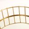 Runder Cage Spiegel mit linearem Design von Niccolo De Ruvo für Brass Brothers 4
