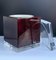 Mahogany, Acrylic Glass & Goatskin Ice Bucket by Aldo Tura, 1970s, Image 4