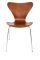 Model 3107 Teak Chair by Arne Jacobsen for Fritz Hansen, 1970s 1