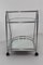 Chrome & Glass Serving Bar Cart, 1970s 8