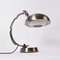 Lámpara de mesa italiana de aluminio cepillado y bronceado, años 70, Imagen 3