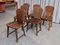Swedish Pine Dining Chairs, 1940s, Set of 6 8