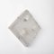 Vintage Italian Glass & Steel Square Sconce, 1970s, Image 2