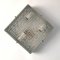 Vintage Italian Glass & Steel Square Sconce, 1970s 4