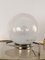 Vintage Spherical Blown Glass Table Lamps, Set of 2 7