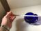 Vintage Blue Sommerso Murano Glass Ashtray, 1960s 6