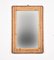 Espejo rectangular de bambú y mimbre, años 70, Imagen 7