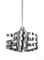 Chromed Steel and Aluminum Cyclone Pendant by Max Sauze for Sciolari, 1960s 7