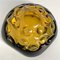 Blue & Amber Glass Bowl or Ashtray, 1960s 5