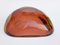 Italienischer Aschenbecher aus mehrschichtigem bernsteinfarbenem Muranoglas von Flavio Poli, 1960er 6
