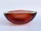 Italian Amber Murano Submerged Glass Ashtray by Flavio Poli, 1960s, Image 3