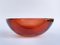 Italian Amber Murano Submerged Glass Ashtray by Flavio Poli, 1960s, Image 2