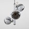 Italian Chrome-Plated Adjustable 3-Light Chandelier, 1970s 8