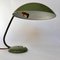 Bauhaus German Green Metal Desk Lamp, 1930s, Image 2